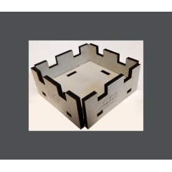 1/100  Wooden Castle assembly kit without glue
