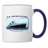 SS UNITED STATES detailed and accurate representations on T-shirts, sweat-shirts, caps, bags, mugs, bottles, sticker