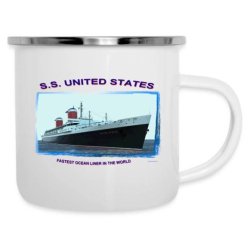 SS UNITED STATES detailed and accurate representations on T-shirts, sweat-shirts, caps, bags, mugs, bottles, sticker