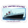 SS UNITED STATES detailed and accurate representations on T-shirts, sweat-shirts, caps, bags, mugs, bottles, sticker
