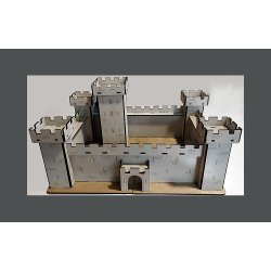 1/100 Wooden castle model kit