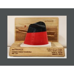 1/200 SS FRANCE 3D funnel / Cheminée 3D