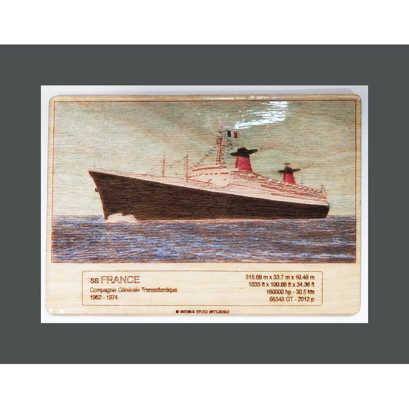 SS FRANCE A4 color plate 01