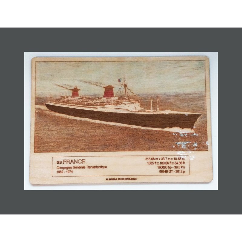 SS FRANCE A4 color plate 02 SS FRANCE A4 color plate 02