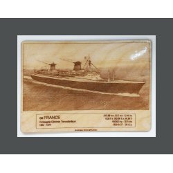 SS FRANCE A4 monochrome plate 02