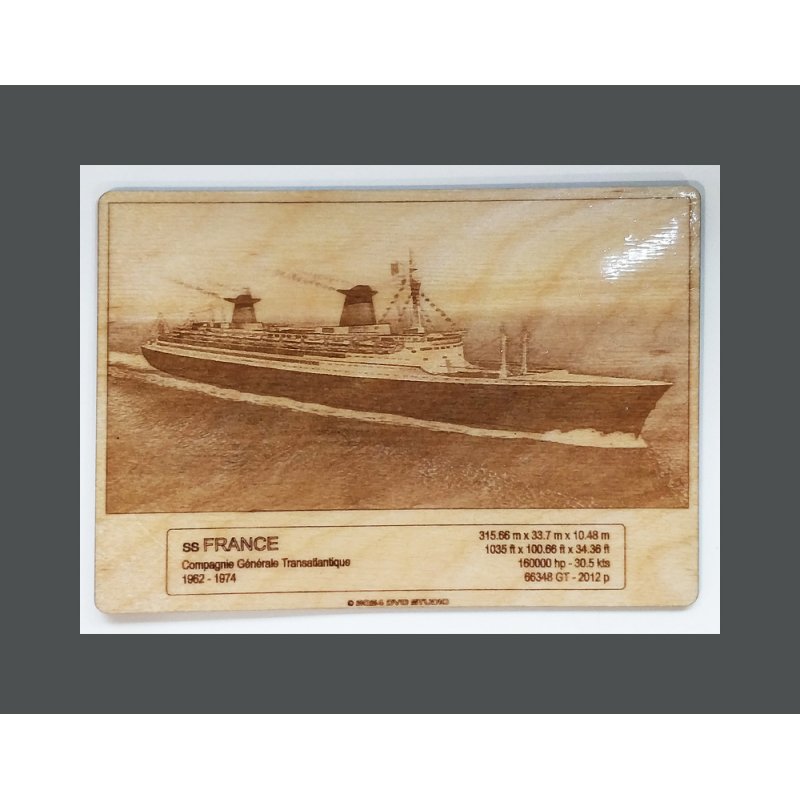 SS FRANCE A4 monochrome plate 02 SS FRANCE A4 monochrome plate 02