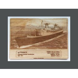 SS FRANCE A4 monochrome plate 04