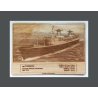 SS FRANCE A4 monochrome plate 04